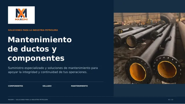 Portada del documento Mantenimiento de ductos y componentes